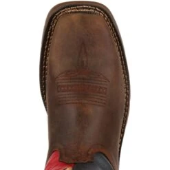 Durango Men's Rebel Steel Toe Western Flag Boot - Brown - DB021 -Danner Shop DB021 birdseye