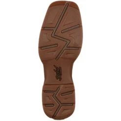 Durango Men's Rebel 12" Steel Toe Pull-On Western Work Boot - DB4343 -Danner Shop DB4343 outsole