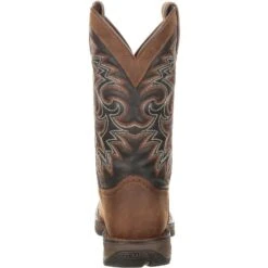 Durango Men's Rebel 12" Square Toe Pull-On Western Boot Chocolate DDB0135 10 Durango Men's Rebel 12" Square Toe Pull-On Western Boot Chocolate DDB0135 -Danner Shop DDB0135 back
