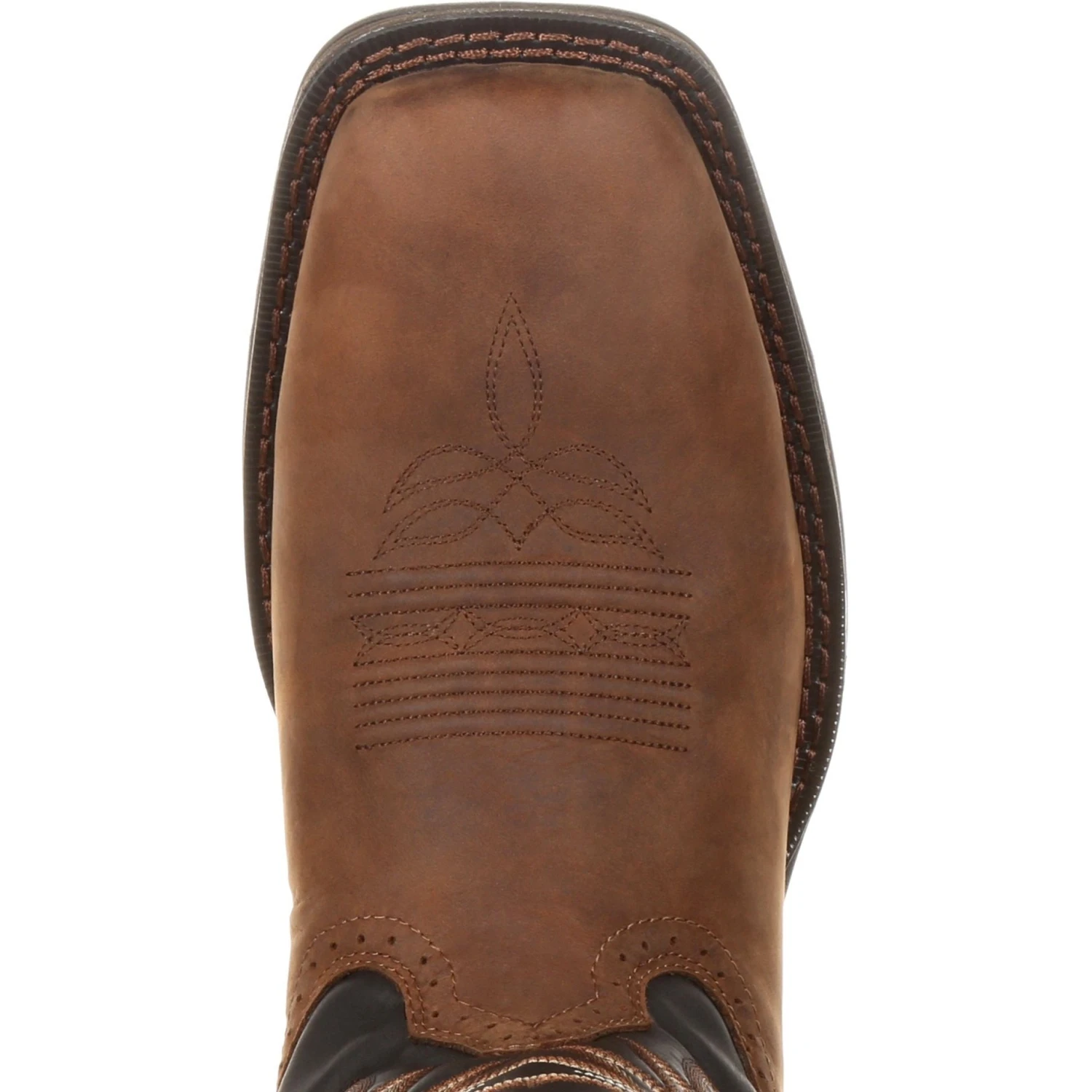 Durango Men's Rebel 12" Square Toe Pull-On Western Boot Chocolate DDB0135 6 Durango Men's Rebel 12" Square Toe Pull-On Western Boot Chocolate DDB0135 - Image 6