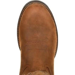 Durango Men's Rebel 12" Round Toe WP Western Boot - Brown - DDB0163 12 Durango Men's Rebel 12" Round Toe WP Western Boot - Brown - DDB0163 -Danner Shop DDB0163 birdseye