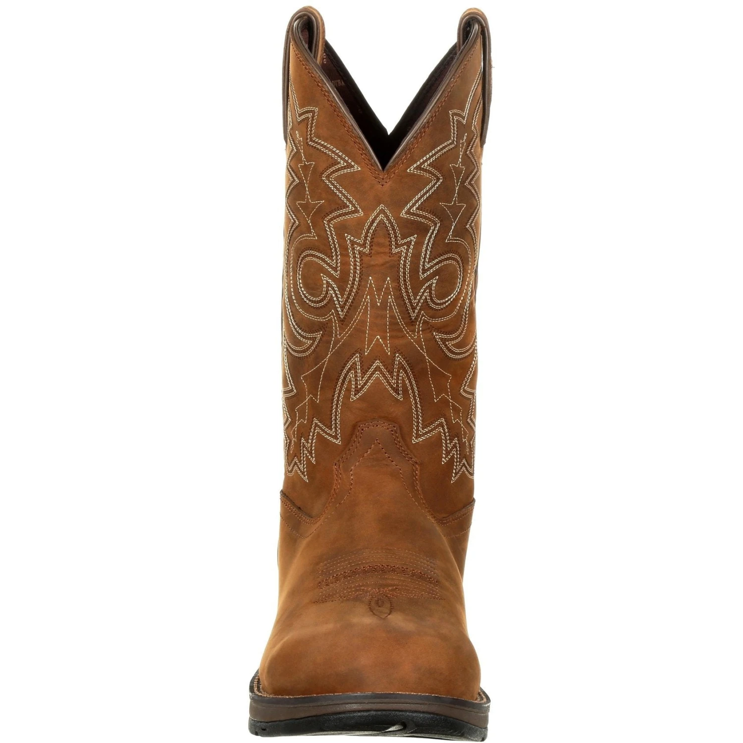 Durango Men's Rebel 12" Round Toe WP Western Boot - Brown - DDB0163 2 Durango Men's Rebel 12" Round Toe WP Western Boot - Brown - DDB0163 - Image 2