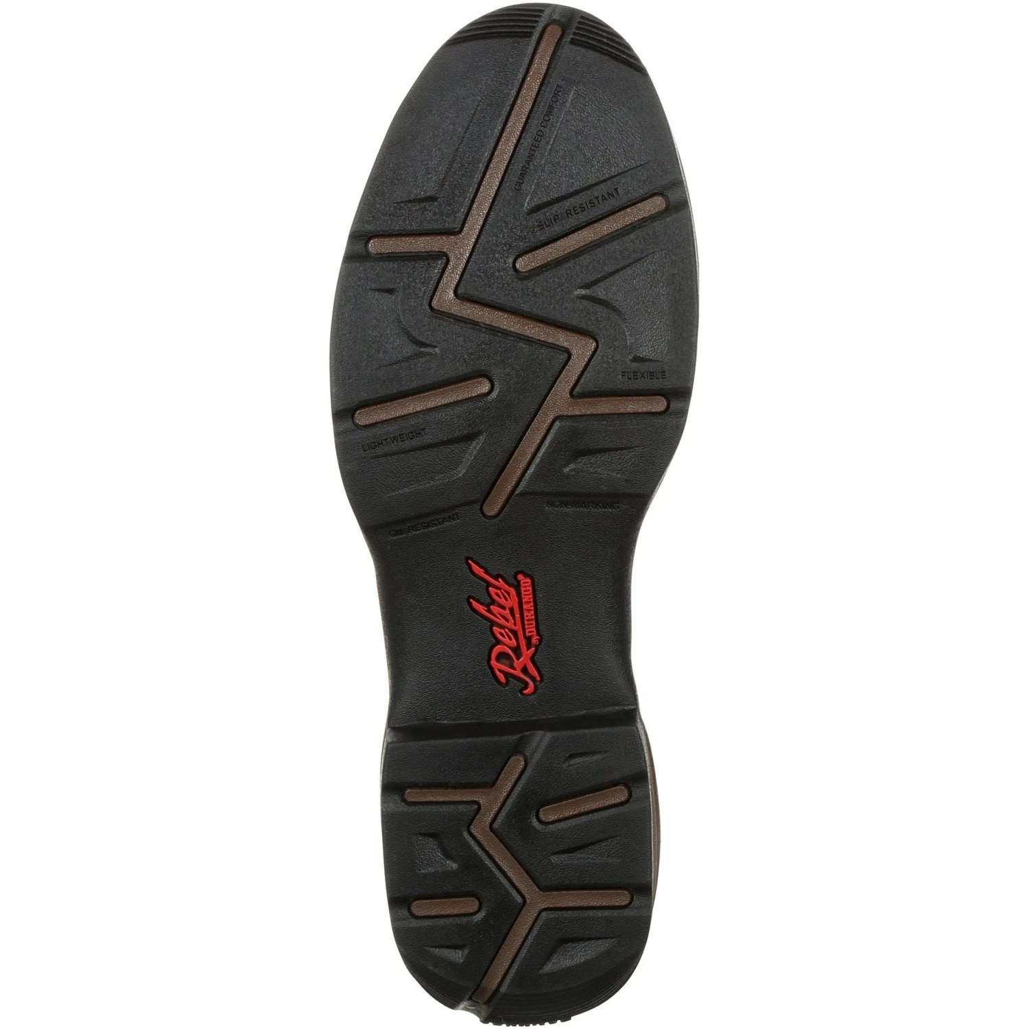 Durango Men's Rebel 12" Round Toe WP Western Boot - Brown - DDB0163 7 Durango Men's Rebel 12" Round Toe WP Western Boot - Brown - DDB0163 - Image 7