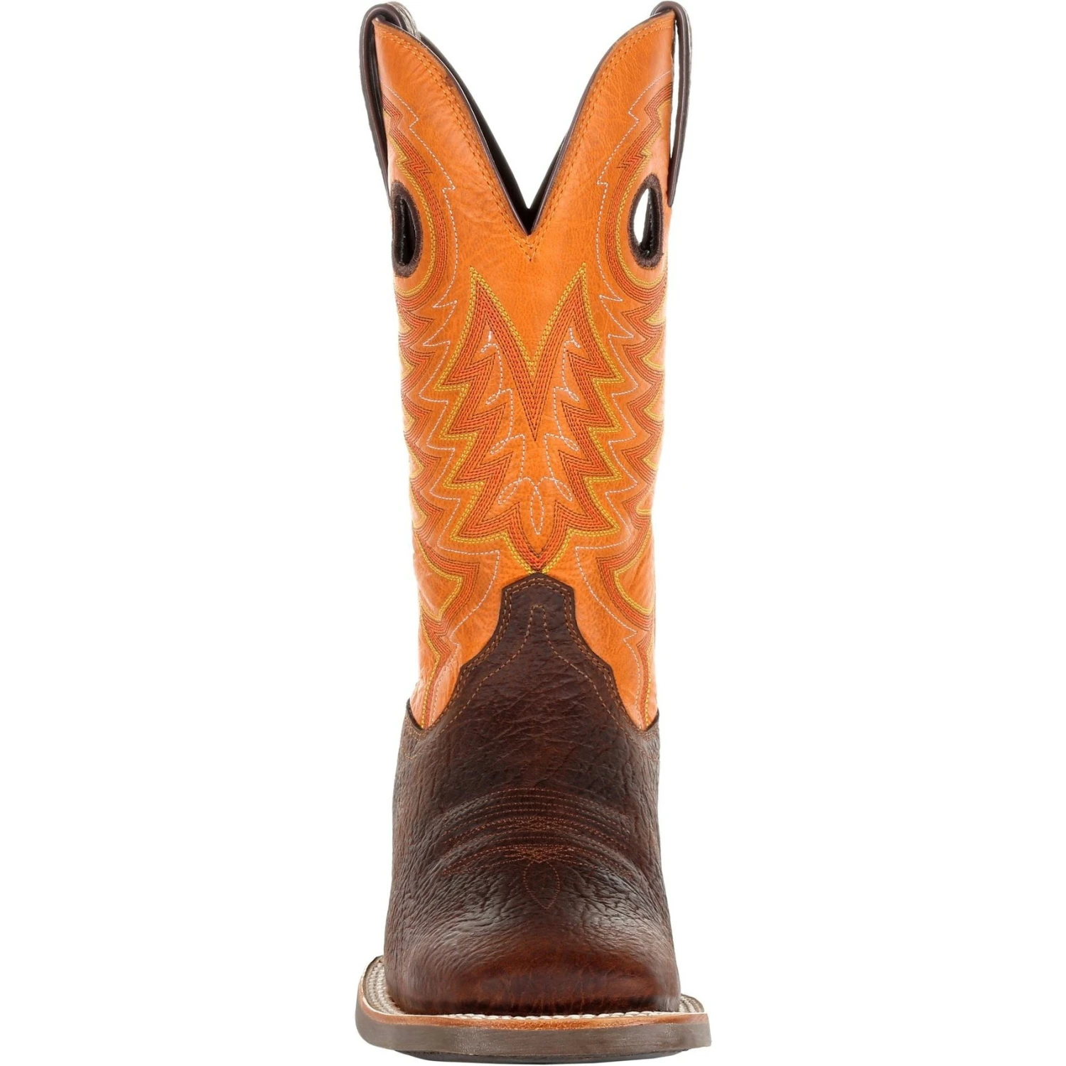 Durango Men's Rebel Pro 12" Square Toe Western Boot - Orange - DDB0230 2 Durango Men's Rebel Pro 12" Square Toe Western Boot - Orange - DDB0230 - Image 2