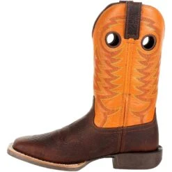 Durango Men's Rebel Pro 12" Square Toe Western Boot - Orange - DDB0230 9 Durango Men's Rebel Pro 12" Square Toe Western Boot - Orange - DDB0230 -Danner Shop DDB0230 instep profile