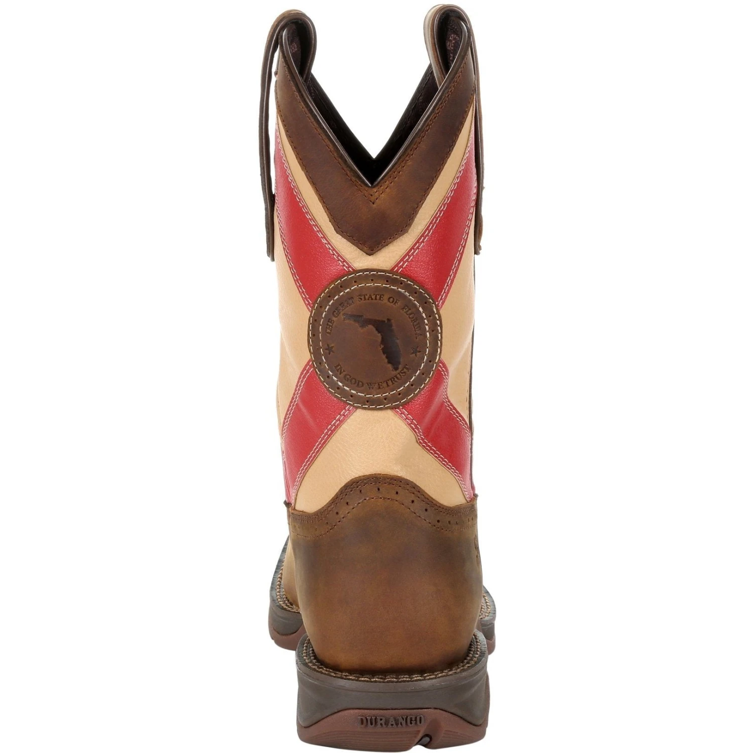 Durango Men's Rebel 11" Square Toe Western Boot - Brown - DDB0233 4 Durango Men's Rebel 11" Square Toe Western Boot - Brown - DDB0233 - Image 4