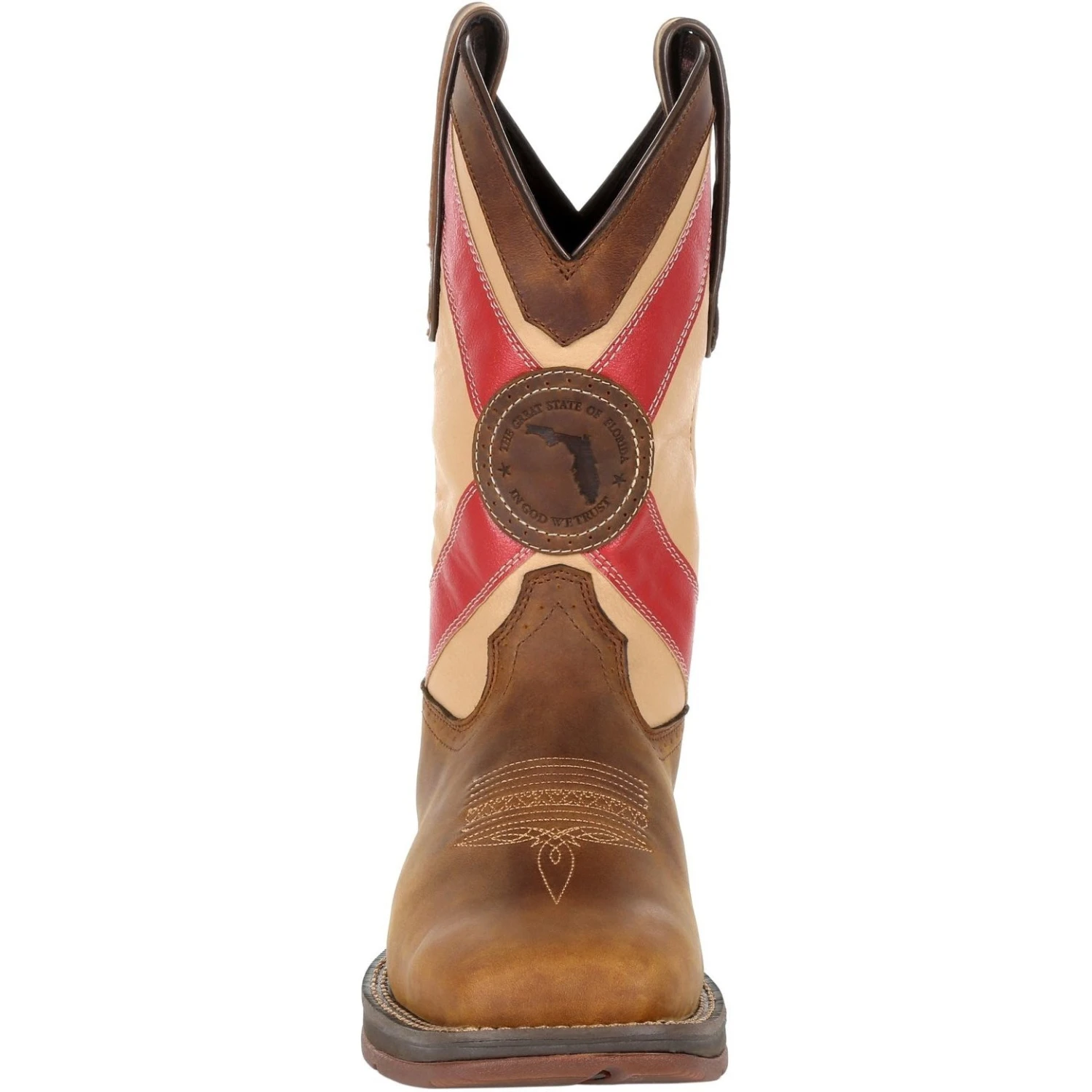 Durango Men's Rebel 11" Square Toe Western Boot - Brown - DDB0233 2 Durango Men's Rebel 11" Square Toe Western Boot - Brown - DDB0233 - Image 2