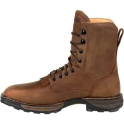 Durango Men's Maverick XP Lacer 8" Steel Toe WP Work Boot - DDB0267 9 Durango Men's Maverick XP Lacer 8" Steel Toe WP Work Boot - DDB0267 -Danner Shop DDB0267 instep profile