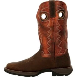 Durango Men's Rebel Ventilated 12" Square Toe Western Boot - DDB0327 -Danner Shop DDB0327 instep profile