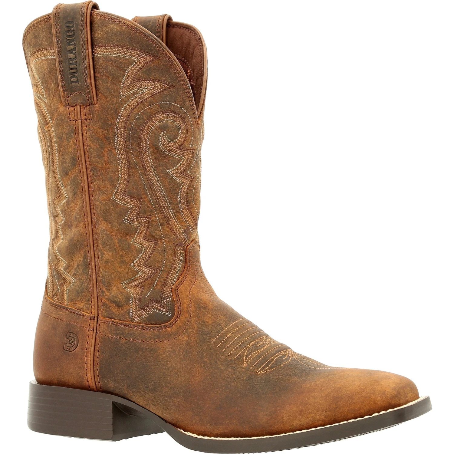 Durango Men's Westward™ 11" Square Toe Pull-On Western Boot - DDB0342 1 Durango Men's Westward™ 11" Square Toe Pull-On Western Boot - DDB0342