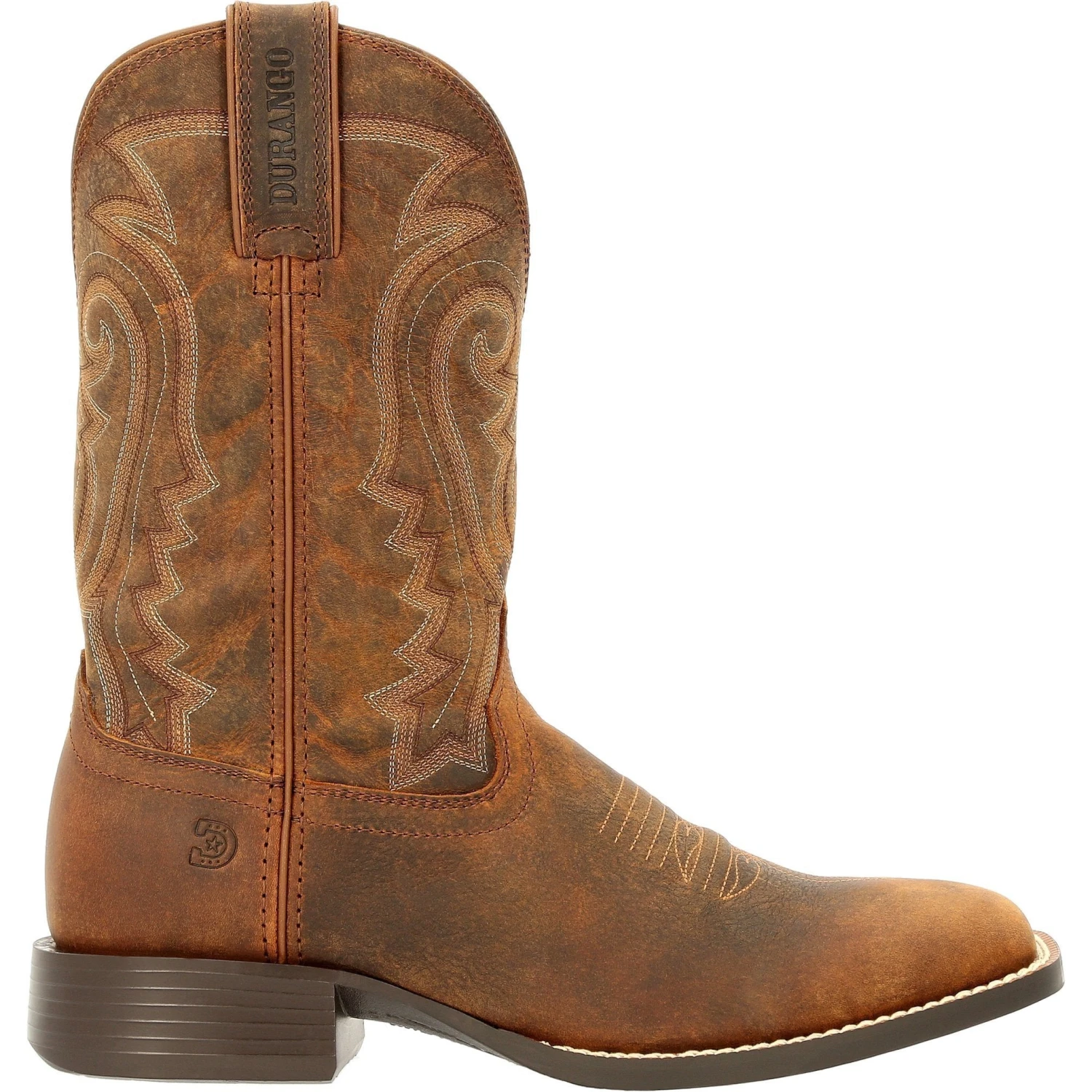 Durango Men's Westward™ 11" Square Toe Pull-On Western Boot - DDB0342 2 Durango Men's Westward™ 11" Square Toe Pull-On Western Boot - DDB0342 - Image 2