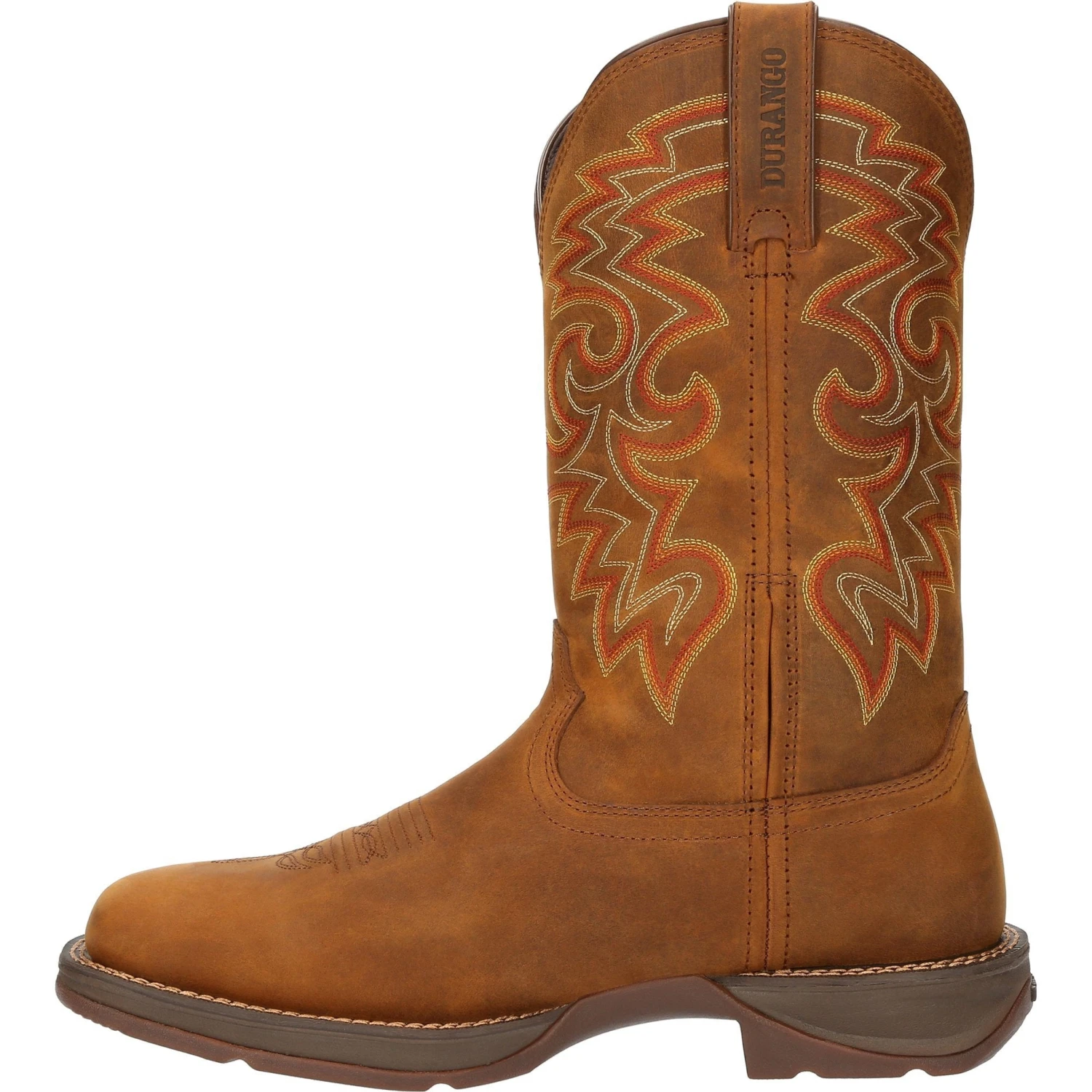 Durango Men's Rebel™ 12" Square Toe WP Western Boot - Russet - DDB0361 4 Durango Men's Rebel™ 12" Square Toe WP Western Boot - Russet - DDB0361 - Image 4