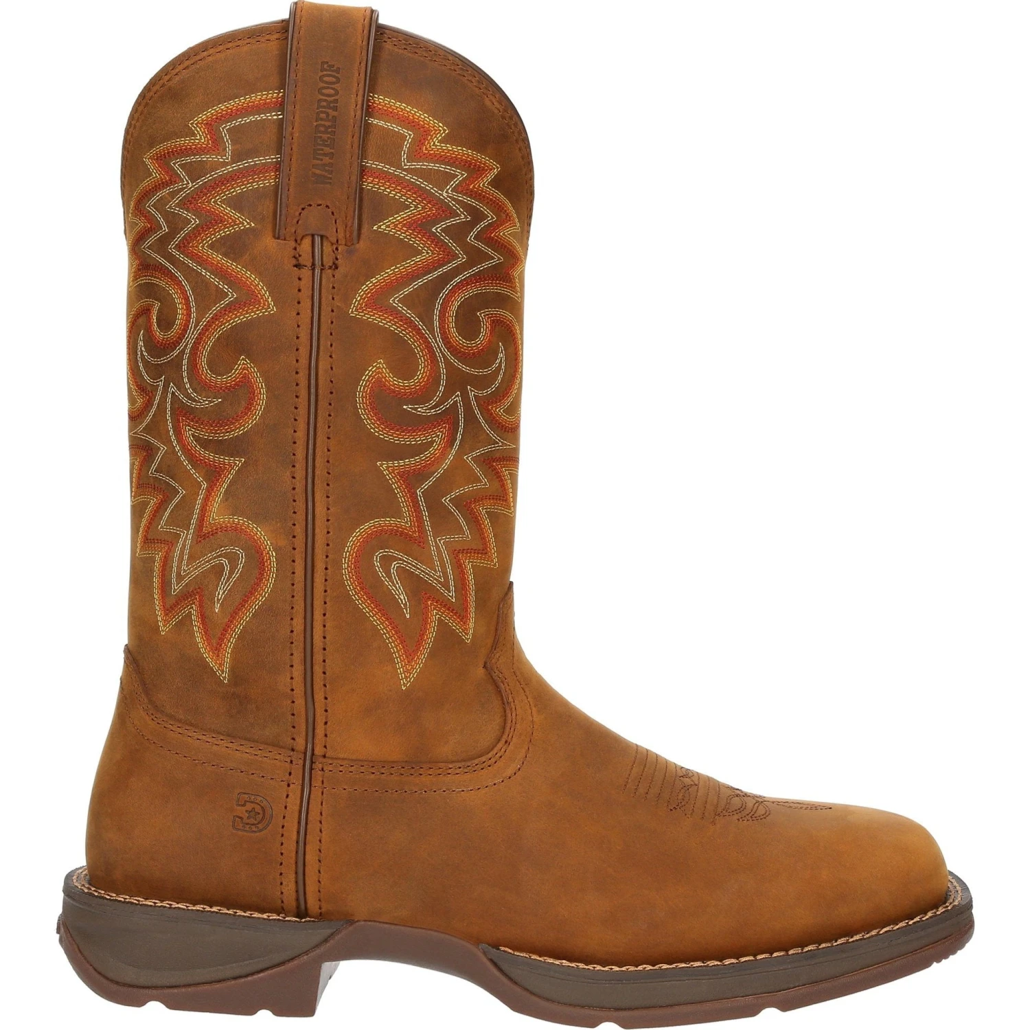 Durango Men's Rebel™ 12" Square Toe WP Western Boot - Russet - DDB0361 2 Durango Men's Rebel™ 12" Square Toe WP Western Boot - Russet - DDB0361 - Image 2