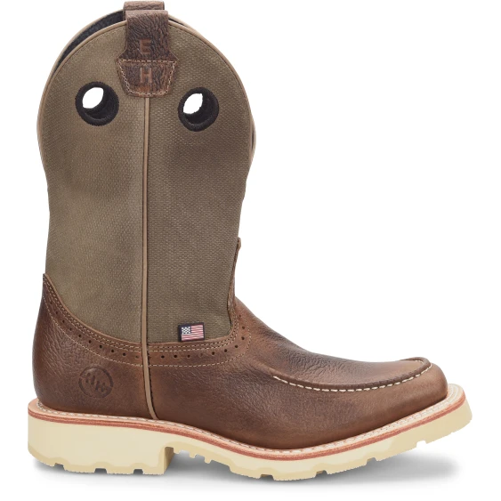 Double H Men's Claton 11" Square Toe USA Made Western Work Boot- DH4563 2 Double H Men's Claton 11" Square Toe USA Made Western Work Boot- DH4563 - Image 2