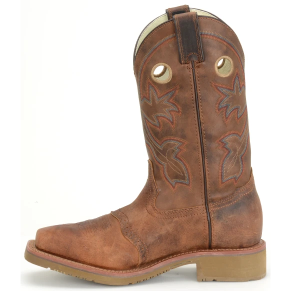 Double H Men's Antonio 13" Square Toe Western Work Boot- Brown- DH5134 3 Double H Men's Antonio 13" Square Toe Western Work Boot- Brown- DH5134 - Image 3