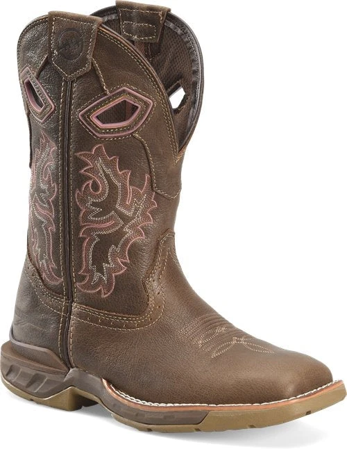 Double H Women's Phantom Rider 10" Square Toe Western Work Boot DH5373 1 Double H Women's Phantom Rider 10" Square Toe Western Work Boot DH5373