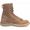 Double H Men's Raid 8" Slip Resist U Toe Lacer Work Boot -Brown- DH5394