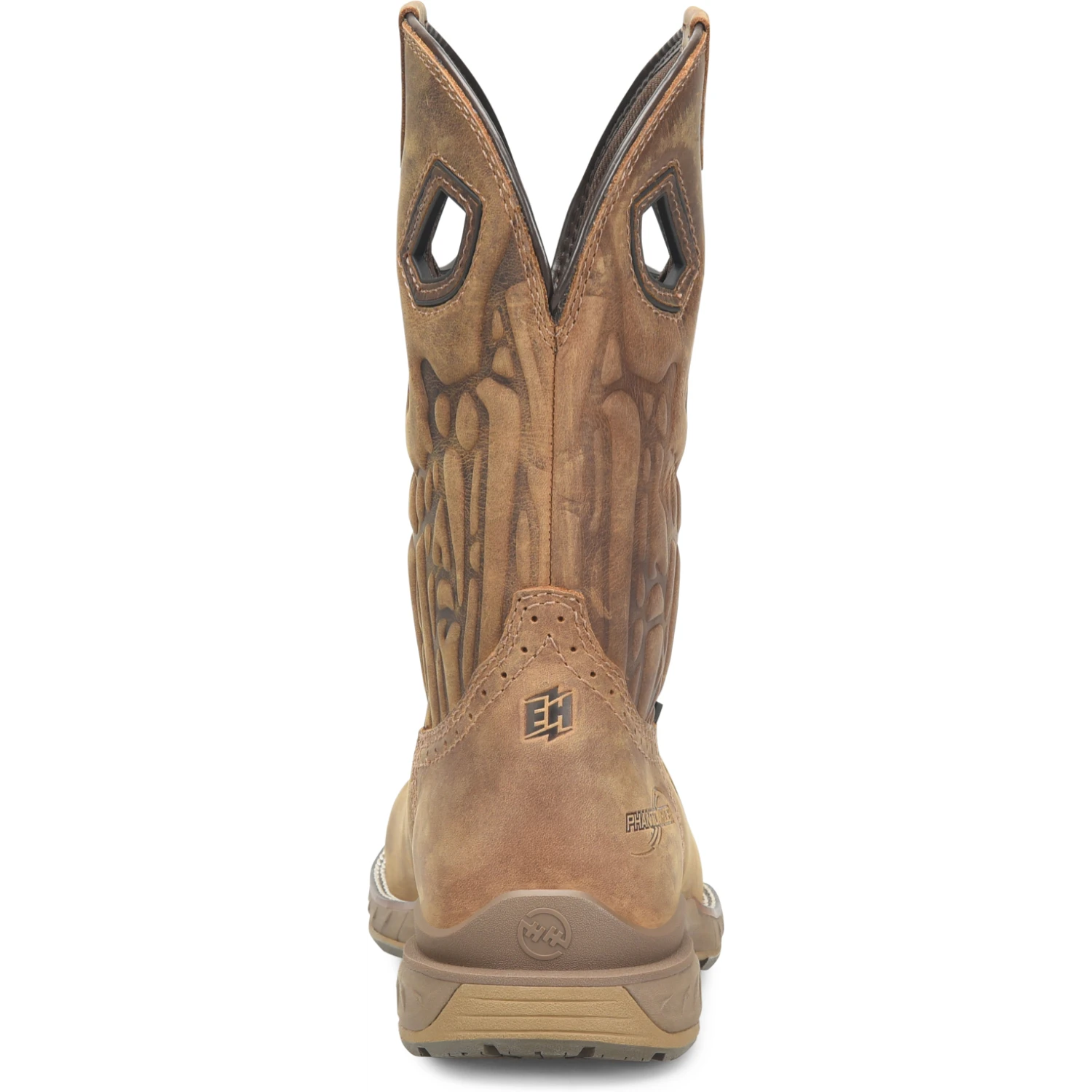Double H Men's Lycan 11" Comp Toe WP Roper Work Boot -Brown- DH5398 4 Double H Men's Lycan 11" Comp Toe WP Roper Work Boot -Brown- DH5398 - Image 4