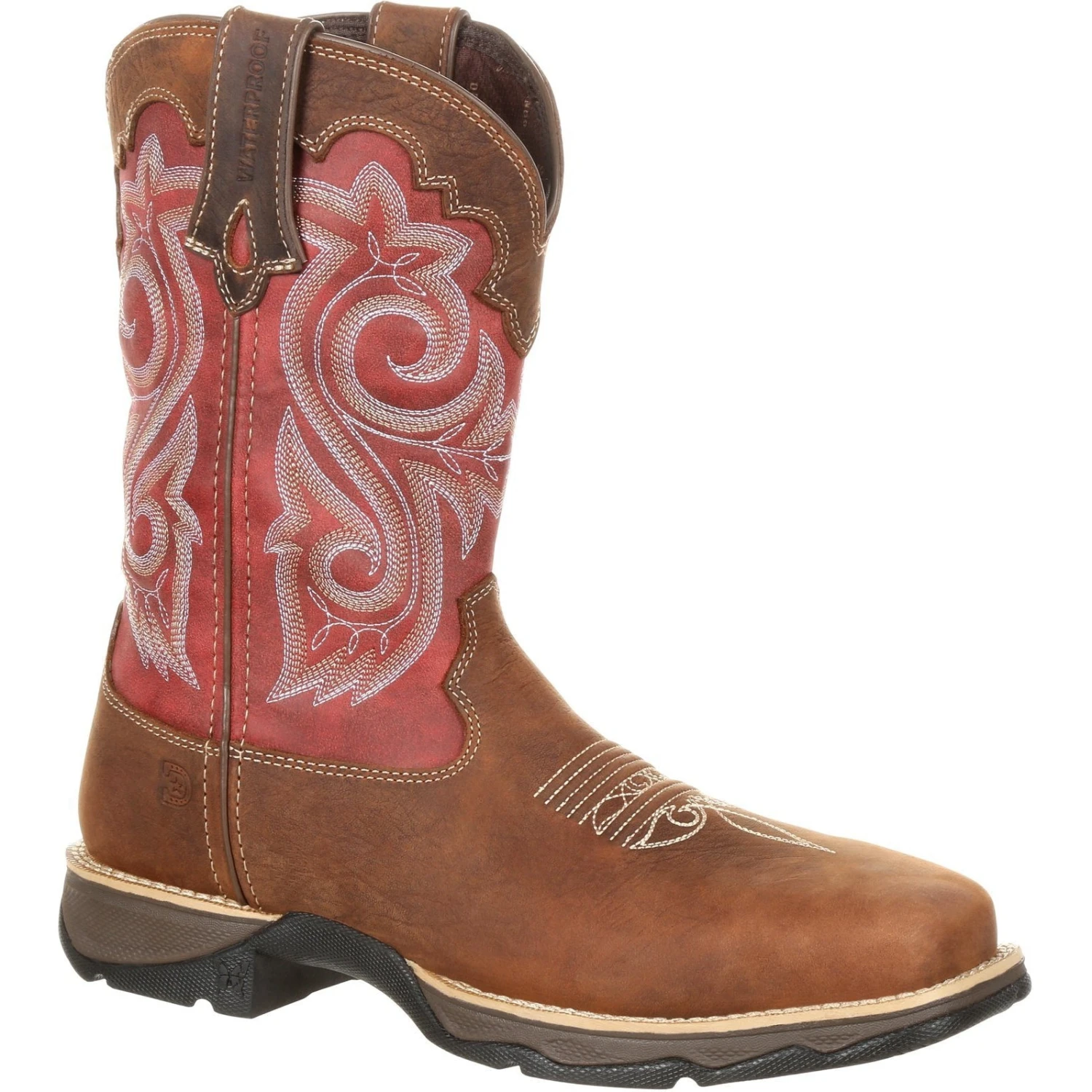Durango Women's Lady Rebel 10" Comp Toe WP Western Work Boot - DRD0220 1 Durango Women's Lady Rebel 10" Comp Toe WP Western Work Boot - DRD0220