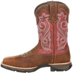 Durango Women's Lady Rebel 10" Comp Toe WP Western Work Boot - DRD0220 9 Durango Women's Lady Rebel 10" Comp Toe WP Western Work Boot - DRD0220 -Danner Shop DRD0220 instep profile
