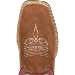 Durango Women's Lady Rebel 10" Sqr Toe Western Boot- Rusty Red- DRD0349 -Danner Shop DRD0349 birdseye