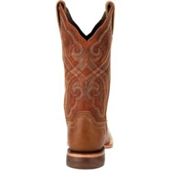 Durango Women's Arena Pro 12" Square Toe Western Boot Chestnut DRD0380 -Danner Shop DRD0380 back