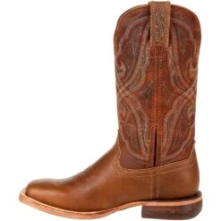 Durango Women's Arena Pro 12" Square Toe Western Boot Chestnut DRD0380 -Danner Shop DRD0380 instep profile