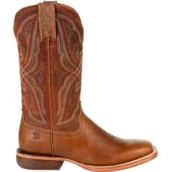 Durango Women's Arena Pro 12" Square Toe Western Boot Chestnut DRD0380 -Danner Shop DRD0380 profile