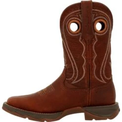 Durango Women's Lady Rebel™ 11" Sqr Toe Pull-On Western Boot - DRD0407 10 Durango Women's Lady Rebel™ 11" Sqr Toe Pull-On Western Boot - DRD0407 -Danner Shop DRD0407 instep profile
