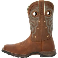 Durango Women's Maverick 10" Steel Toe WP Western Work Boot - DRD0416 10 Durango Women's Maverick 10" Steel Toe WP Western Work Boot - DRD0416 -Danner Shop DRD0416 instep profile