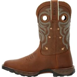 Durango Women's Maverick 10" Soft Toe WP Western Work Boot - DRD0417 10 Durango Women's Maverick 10" Soft Toe WP Western Work Boot - DRD0417 -Danner Shop DRD0417 instep profile