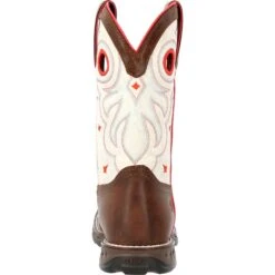 Durango Women's Maverick 10" Steel Toe WP Western Work Boot - DRD0418 -Danner Shop DRD0418 back