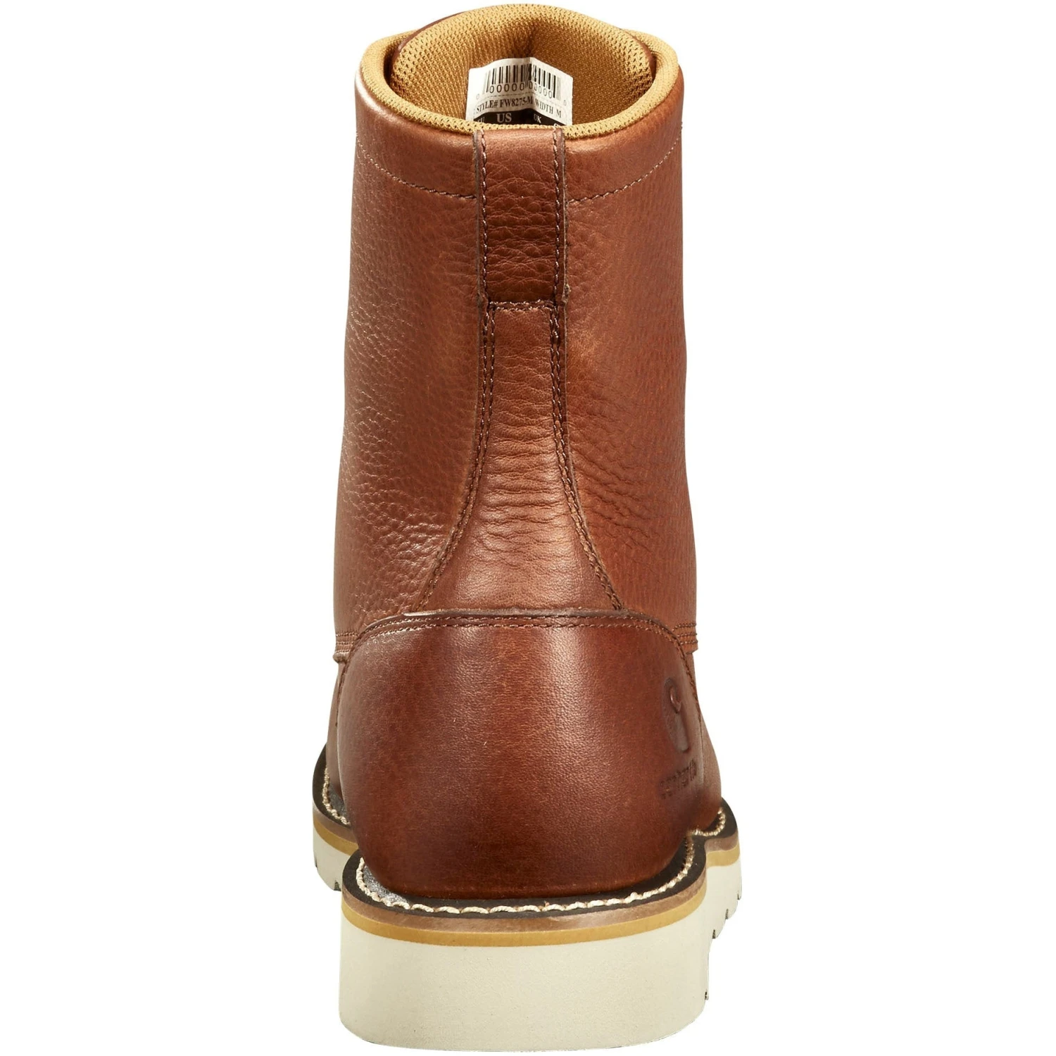 Carhartt Men's 8" Waterproof Steel Toe Wedge Boot - Redwood - FW8275-M 4 Carhartt Men's 8" Waterproof Steel Toe Wedge Boot - Redwood - FW8275-M - Image 4