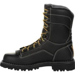 Georgia Men's Amp LT Low-Heel Logger 9" WP Work Boot - Black - GB00271 9 Georgia Men's Amp LT Low-Heel Logger 9" WP Work Boot - Black - GB00271 -Danner Shop GB00271 6