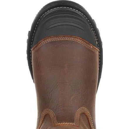 Georgia Men's Rumbler 10" Comp Toe WP Pull-On Work Boot-Brown- GB00286 6 Georgia Men's Rumbler 10" Comp Toe WP Pull-On Work Boot-Brown- GB00286 - Image 6