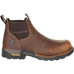 Georgia Men's Eagle One Soft Toe WP Chelsea Work Boot - Brown - GB00315 -Danner Shop GB00315 profile