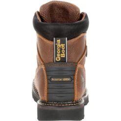 Georgia Men's Giant Revamp 6" Waterproof Work Boot - Brown - GB00316 -Danner Shop GB00316 back