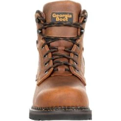Georgia Men's Giant Revamp 6" Waterproof Work Boot - Brown - GB00316 -Danner Shop GB00316 front