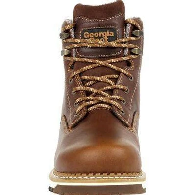 Georgia Men's AMP LT Wedge Steel Toe WPWork Boot - Brown - GB00351 6 Georgia Men's AMP LT Wedge Steel Toe WPWork Boot - Brown - GB00351 - Image 6