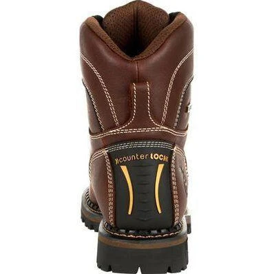 Georgia Women's AMP LT Logger Alloy Toe WP Work Boot - Brown - GB00428 5 Georgia Women's AMP LT Logger Alloy Toe WP Work Boot - Brown - GB00428 - Image 5
