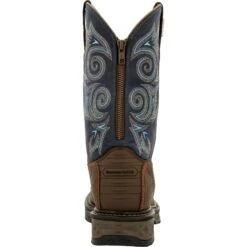 Georgia Men's Carbo-Tec LT 11" Soft Toe WP Western Work Boot - GB00435 9 Georgia Men's Carbo-Tec LT 11" Soft Toe WP Western Work Boot - GB00435 -Danner Shop GB00435 back