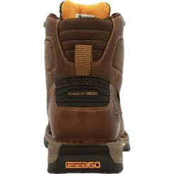 Georgia Men's Athens 360 5" Soft Toe WP Work Boot - Brown - GB00439 -Danner Shop GB00439 back