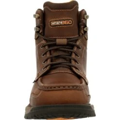 Georgia Men's Athens 360 5" Soft Toe WP Work Boot - Brown - GB00439 -Danner Shop GB00439 front