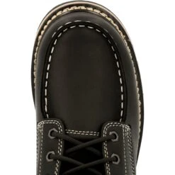 Georgia Men's AMP LT Wedge 6" Moc Toe WP Work Boot - Black - GB00475 -Danner Shop GB00475 birdseye