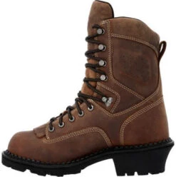 Georgia Men's Usa Logger 9" WP Comp Toe Work Boot - Crazy - GB00540 -Danner Shop GB00540 5 LARGE 6b0e9c47 cfa3 428f a00f 2921be2718a5