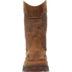 Georgia Men's Athens Superlyte 11" WP Pull On Work Boot -Brown- GB00549 -Danner Shop GB00549 3 LARGE 98a58502 d72e 4418 8170 d477b7eabf31