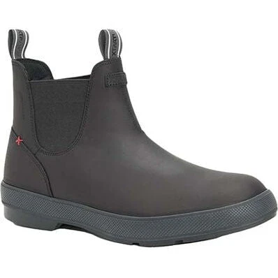 Xtratuf Men's Legacy WP Slip Resist Leather Chelsea Boot -Black- LCM000 1 Xtratuf Men's Legacy WP Slip Resist Leather Chelsea Boot -Black- LCM000