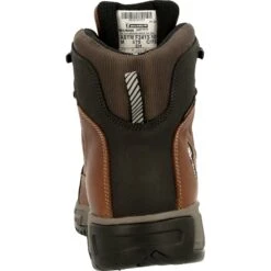 Michelin Men's HydroEdge 6" Alloy Toe WP PR Work Boot - Brown- MIC0006 -Danner Shop MIC0006 back