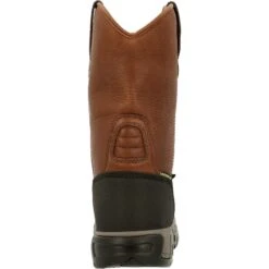 Michelin Men's HydroEdge 11" Alloy Toe WP Metguard Work Boot- Black- MIC0007 -Danner Shop MIC0007 back