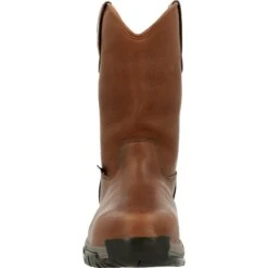 Michelin Men's HydroEdge 11" Alloy Toe WP Metguard Work Boot- Black- MIC0007 -Danner Shop MIC0007 front